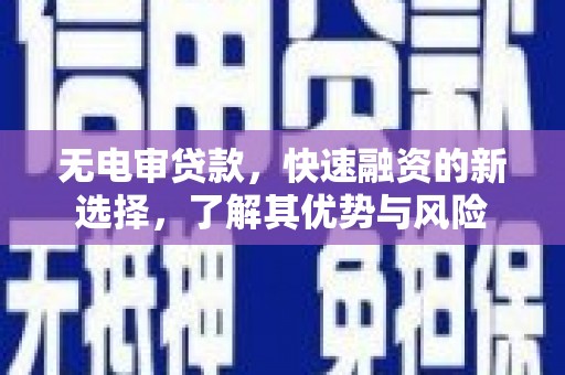 陈巴尔虎旗无电审贷款，快速融资的新选择，了解其优势与风险