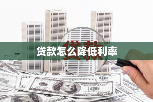 陈巴尔虎旗贷款怎么降低利率
