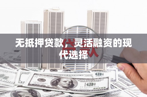 陈巴尔虎旗无抵押贷款，灵活融资的现代选择