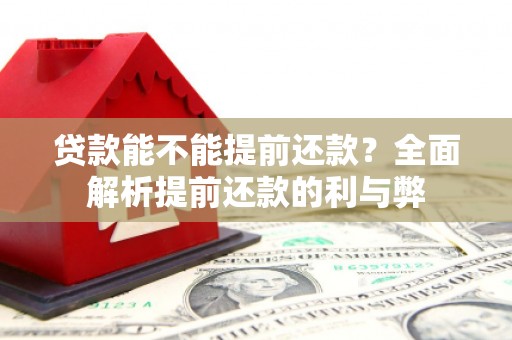 陈巴尔虎旗贷款能不能提前还款？全面解析提前还款的利与弊