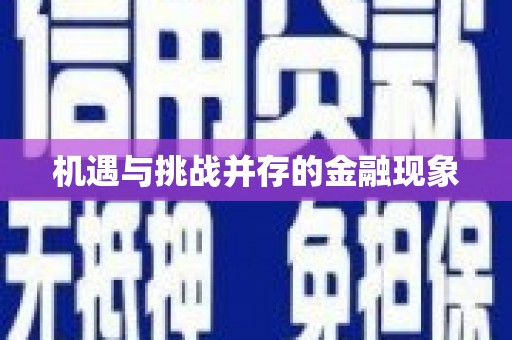 陈巴尔虎旗机遇与挑战并存的金融现象
